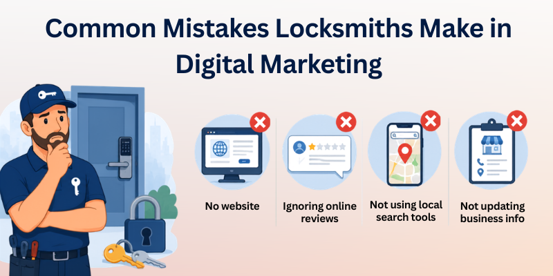 Mistakes Locksmiths Make In Digital Marketing