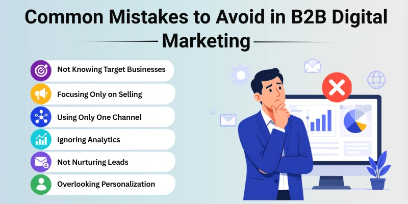 Common Mistakes To Avoid In B2B Digital Marketing Mistakes To Avoid In B2B Online Marketing