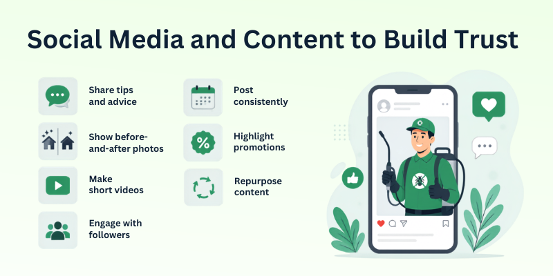 Social Media And Content Marketing For Pest Business 