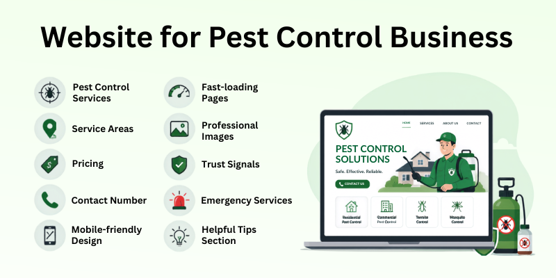 Pest Control Business Website 