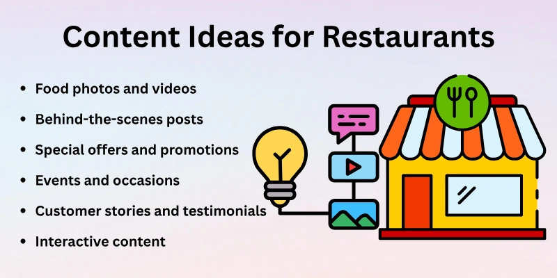 Content Ideas For Restaurants
