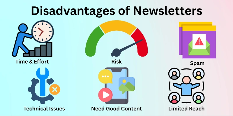 Disadvantages Of Newsletters