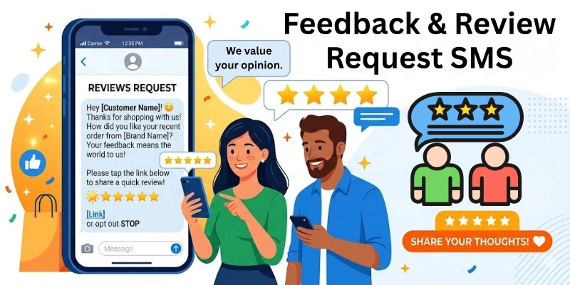 Feedback And Review Request Sms Feedback &Amp; Review Request Sms