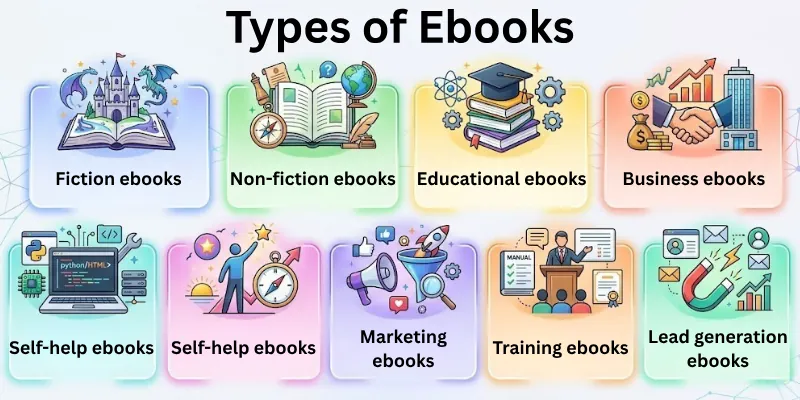 Types Of Ebooks